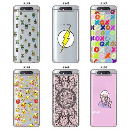Silikonska Maskica za Galaxy A80 - Šareni motivi 78826
