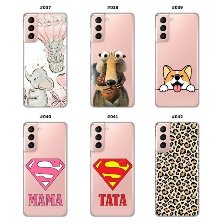 Silikonska Maskica za Galaxy S21 - Šareni motivi 122432