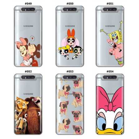 Silikonska Maskica za Galaxy A80 - Šareni motivi 78810