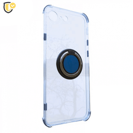Prozirna Silikonska Maskica sa Prstenom za Galaxy A80 41181