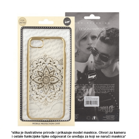 Beeyo Mandala Silikonska maskica za Galaxy S8 - Gold 41815