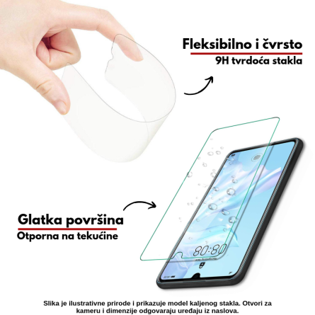 Zaštitno Staklo za ekran za Huawei P8 Lite (2D) - Prozirno 9584