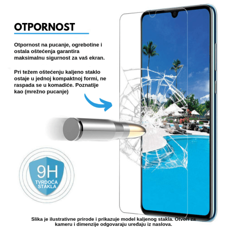 Zaštitno Staklo za ekran za Huawei Y6 (2019) (2D) - Prozirno 23621