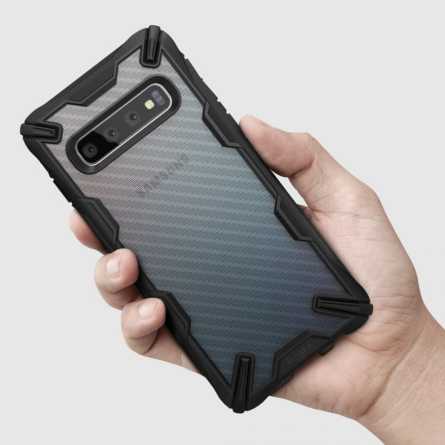 Ringke FUSION X Maskica za Galaxy S10 - Hexagon Black 30123