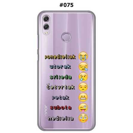 Silikonska Maskica za Honor 8X / View 10 Lite - Šareni motivi 74351