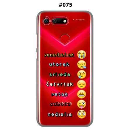 Silikonska Maskica za Honor View 20 - Šareni motivi 75401