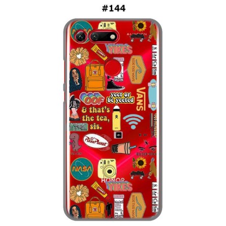 Silikonska Maskica za Honor View 20 - Šareni motivi 75470