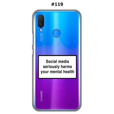 Silikonska Maskica za P Smart Plus (2019) / Honor 20 Lite - Šareni motivi 76495