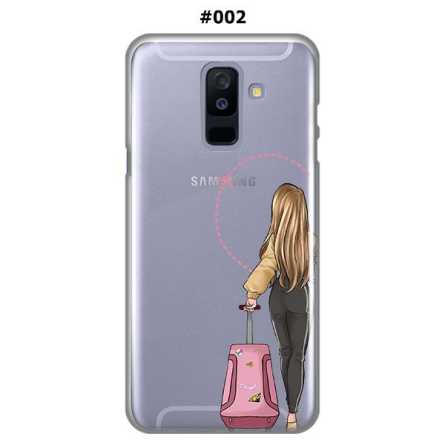 Silikonska Maskica za Galaxy A6 Plus (2018) - Šareni motivi 80753