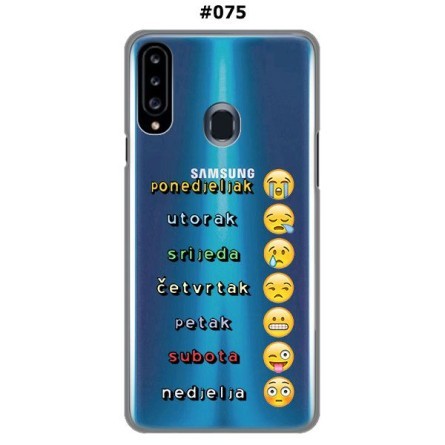 Silikonska Maskica za Galaxy A20s - Šareni motivi 77676