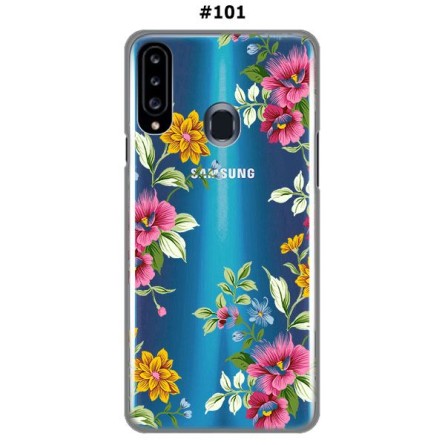 Silikonska Maskica za Galaxy A20s - Šareni motivi 77702