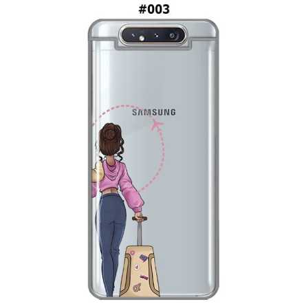 Silikonska Maskica za Galaxy A80 - Šareni motivi 78829