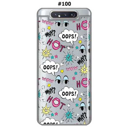 Silikonska Maskica za Galaxy A80 - Šareni motivi 78926