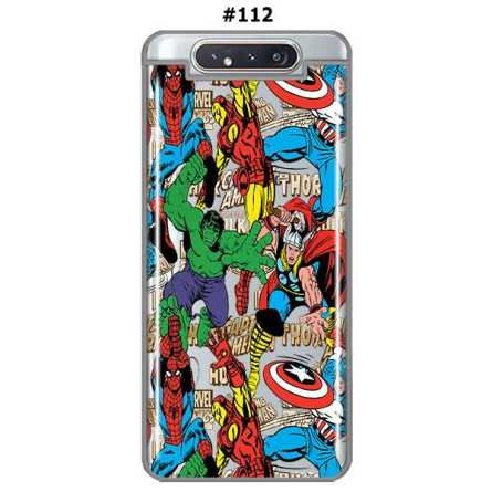 Silikonska Maskica za Galaxy A80 - Šareni motivi 78938