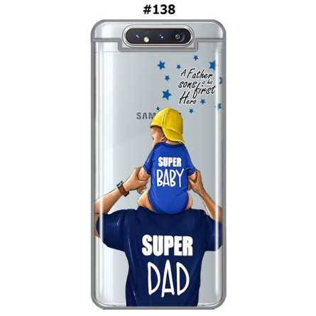 Silikonska Maskica za Galaxy A80 - Šareni motivi 78964