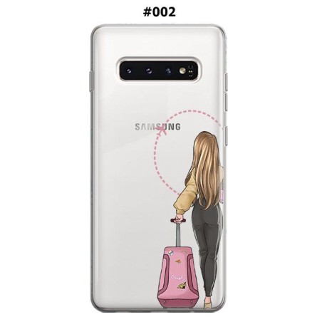 Silikonska Maskica za Galaxy S10 Plus - Šareni motivi 79528