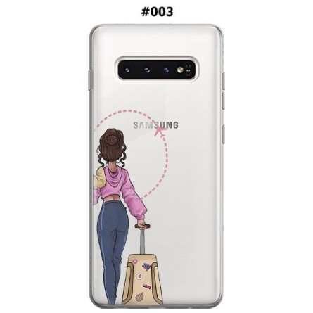 Silikonska Maskica za Galaxy S10 Plus - Šareni motivi 79529