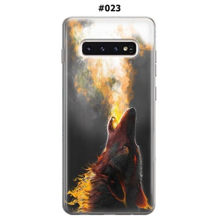 Silikonska Maskica za Galaxy S10 Plus - Šareni motivi 79549