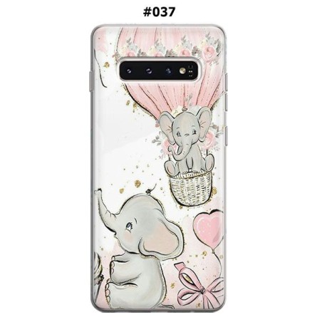 Silikonska Maskica za Galaxy S10 Plus - Šareni motivi 79563