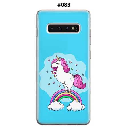 Silikonska Maskica za Galaxy S10 Plus - Šareni motivi 79609