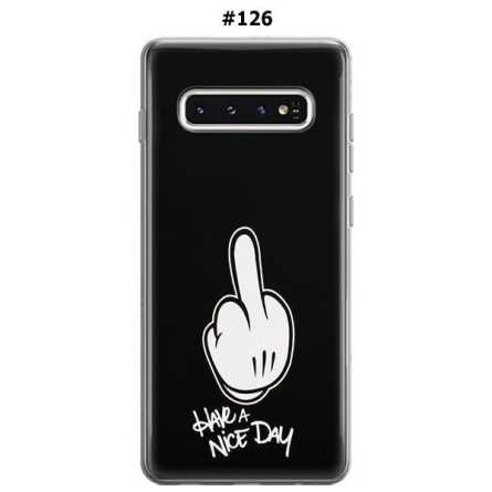 Silikonska Maskica za Galaxy S10 - Šareni motivi 79477