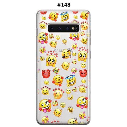 Silikonska Maskica za Galaxy S10 Plus - Šareni motivi 79674
