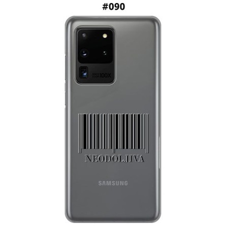 Silikonska Maskica za Galaxy S20 Ultra - Šareni motivi 80491