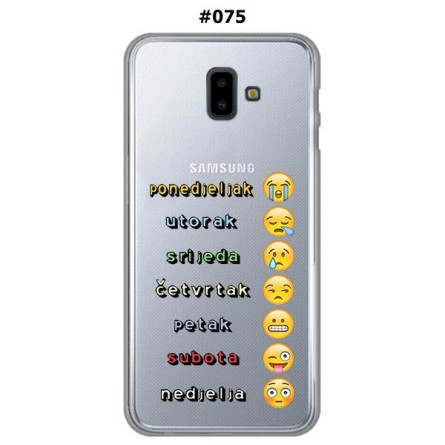 Silikonska Maskica za Galaxy J6 Plus - Šareni motivi 82401