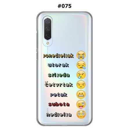 Silikonska Maskica za Mi 9 Lite  - Šareni motivi 95750