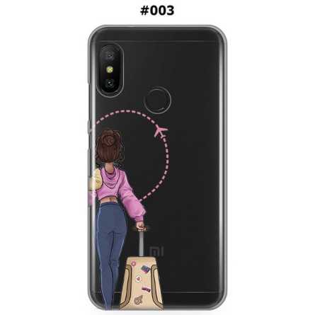 Silikonska Maskica za Mi A2 Lite / Redmi 6 Pro  - Šareni motivi 93752