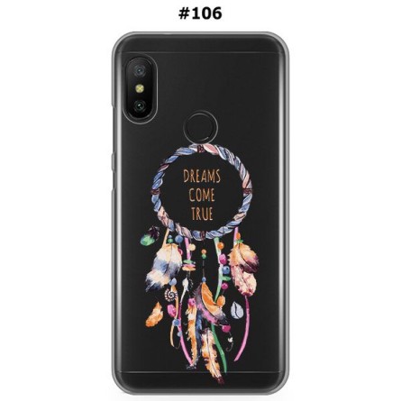 Silikonska Maskica za Mi A2 Lite / Redmi 6 Pro  - Šareni motivi 93855