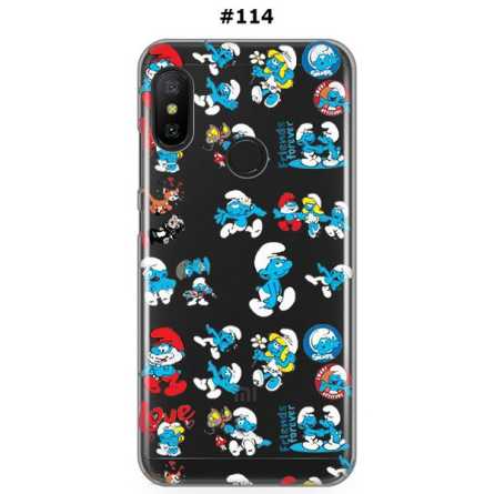 Silikonska Maskica za Mi A2 Lite / Redmi 6 Pro  - Šareni motivi 93863