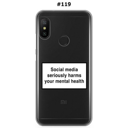 Silikonska Maskica za Mi A2 Lite / Redmi 6 Pro  - Šareni motivi 93868