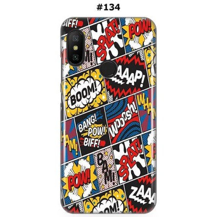 Silikonska Maskica za Mi A2 Lite / Redmi 6 Pro  - Šareni motivi 93883