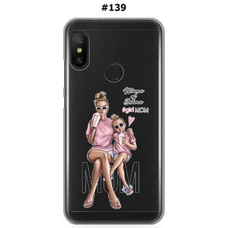 Silikonska Maskica za Mi A2 Lite / Redmi 6 Pro  - Šareni motivi 93888