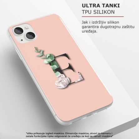 Silikonska maskica s monogramom E - MONO9 180745