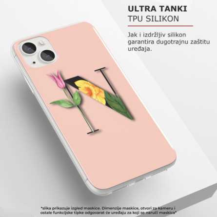 Silikonska maskica s monogramom N - MONO19 180775