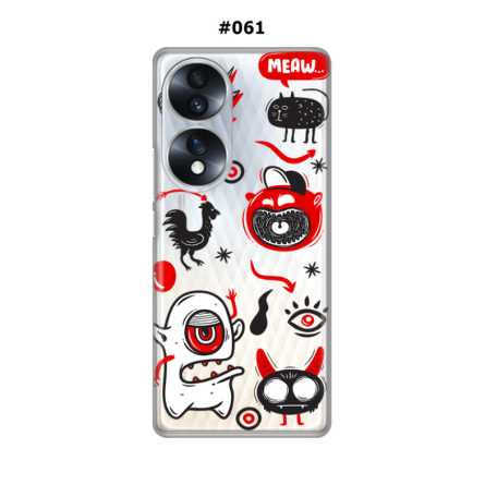 Silikonska Maskica za Honor 70 (5G) / Honor 60  - Šareni motivi 217935