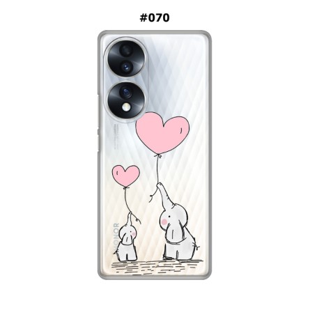 Silikonska Maskica za Honor 70 (5G) / Honor 60  - Šareni motivi 217944