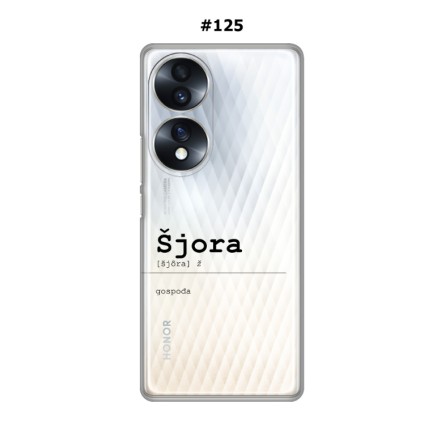 Silikonska Maskica za Honor 70 (5G) / Honor 60  - Šareni motivi 217999