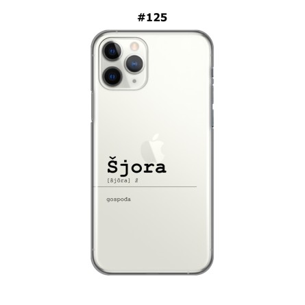 Silikonska Maskica za iPhone 11 Pro - Šareni motivi 210552