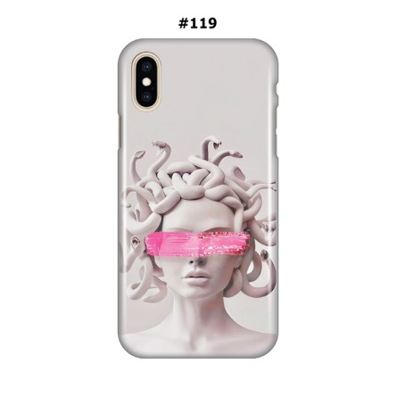 Silikonska Maskica za iPhone X/XS - Šareni motivi 211348