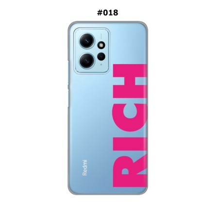 Silikonska Maskica za Xiaomi Redmi Note 12 (4G)  - Šareni motivi 215200