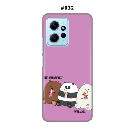 Silikonska Maskica za Xiaomi Redmi Note 12 (4G)  - Šareni motivi 215214