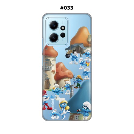 Silikonska Maskica za Xiaomi Redmi Note 12 (4G)  - Šareni motivi 215215