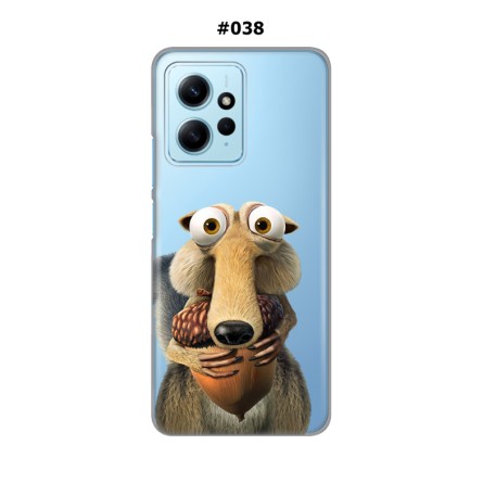 Silikonska Maskica za Xiaomi Redmi Note 12 (4G)  - Šareni motivi 215220