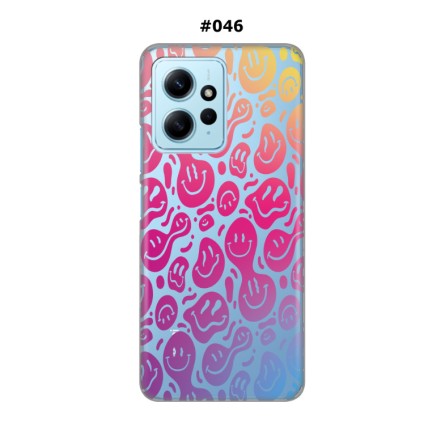 Silikonska Maskica za Xiaomi Redmi Note 12 (4G)  - Šareni motivi 215228