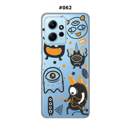 Silikonska Maskica za Xiaomi Redmi Note 12 (4G)  - Šareni motivi 215244