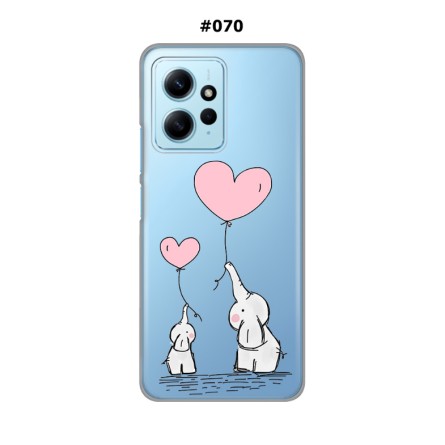 Silikonska Maskica za Xiaomi Redmi Note 12 (4G)  - Šareni motivi 215252