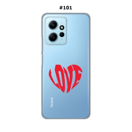 Silikonska Maskica za Xiaomi Redmi Note 12 (4G)  - Šareni motivi 215283
